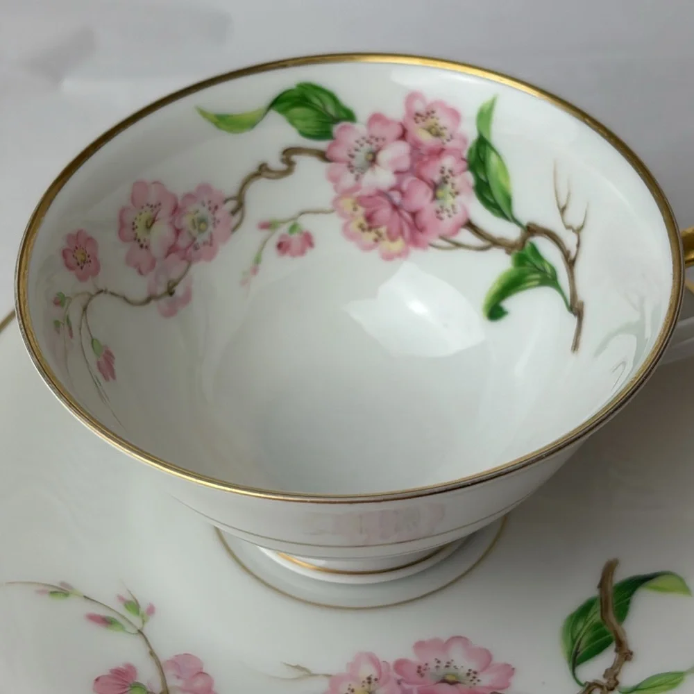 H & Co Selb Bavaria Germany Heinrich BLOSSOMTIME Pattern tea cup & saucer number